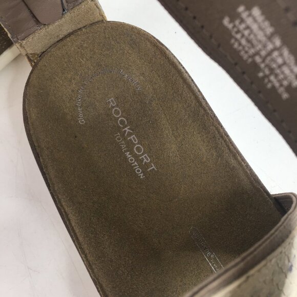 Rockport Romilly Gore Zip Python Print Sandals Size 8 - Picture 9 of 11